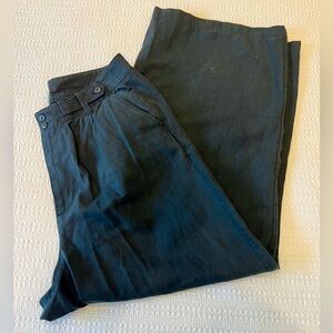 Madewell Dark Blue Wide-Leg Pants